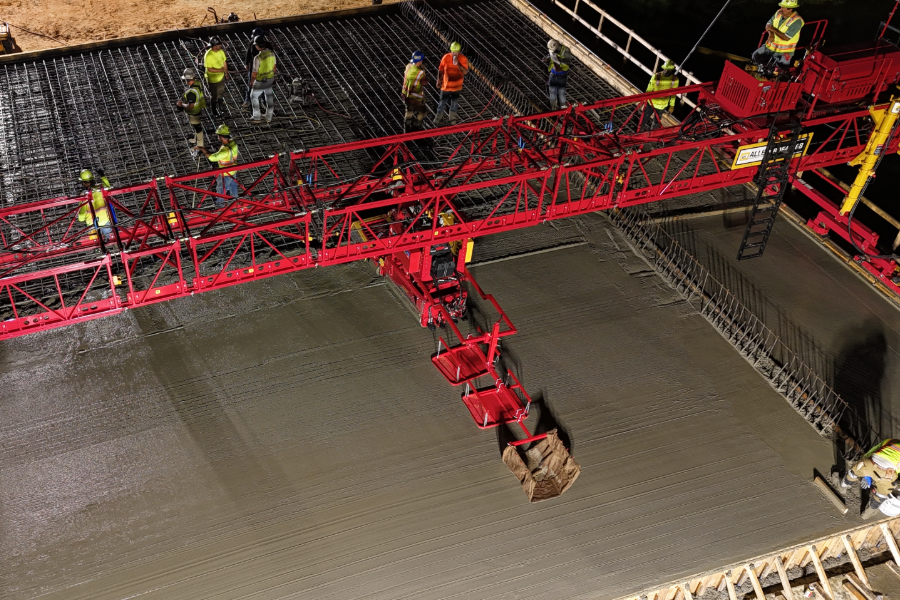 Berthe bridge construction