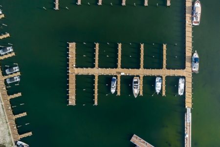 Port St. Joe Marina aerial